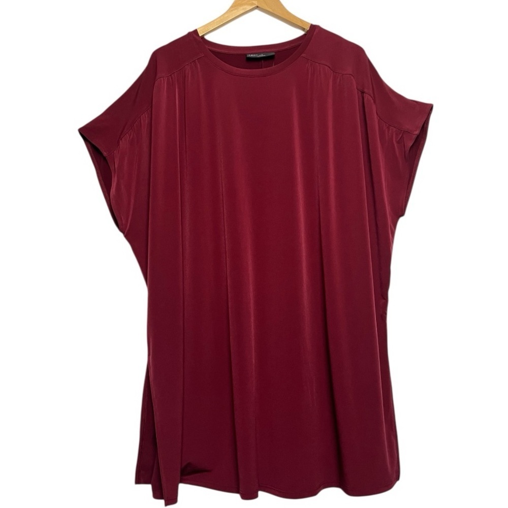 NWT Lane Bryant Elegant Burgundy Women's Tunic 22/24